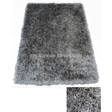 Poliester Viscose &amp; Silk Shaggy mix Carpet